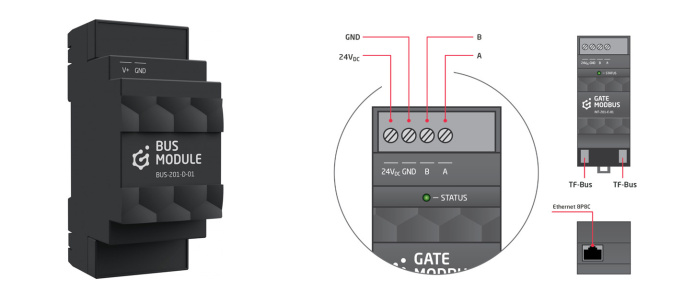 MODUŁ PROTOKÓŁ MODBUS GRENTON BUS-201-D-01